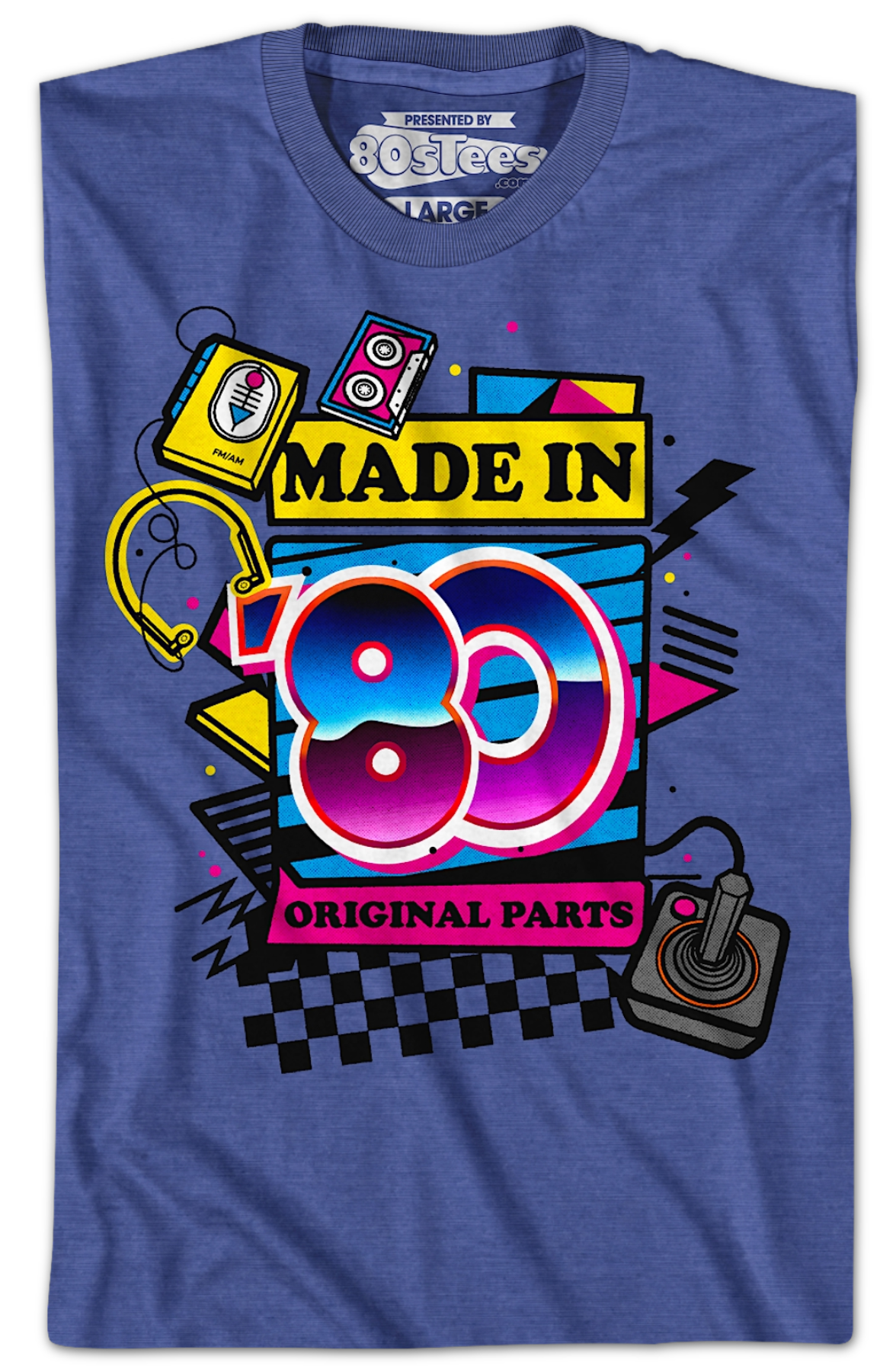 Original Parts Made In '80 T-Shirt product image 2