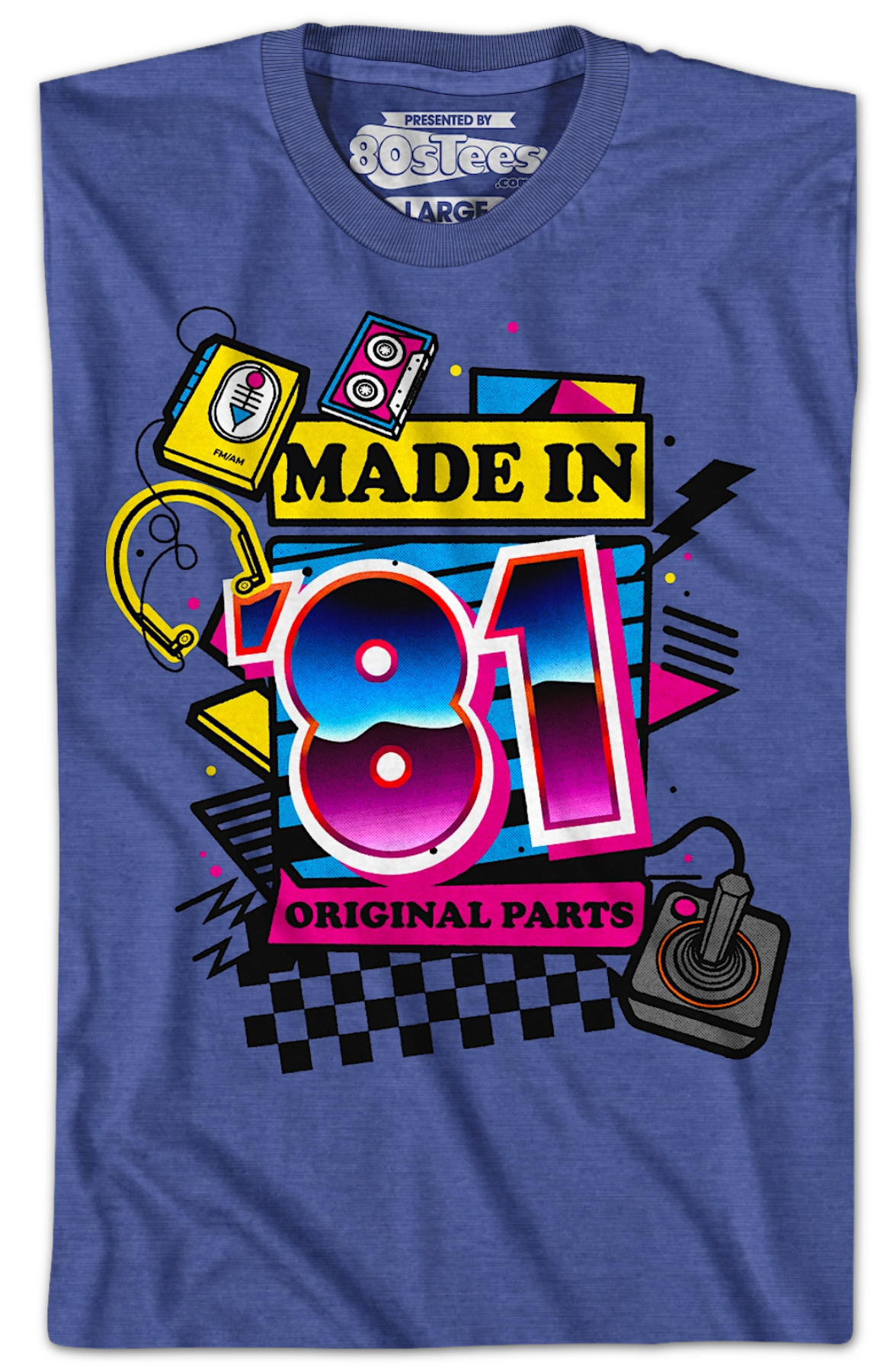 Original Parts Made In '81 T-Shirt product image 2