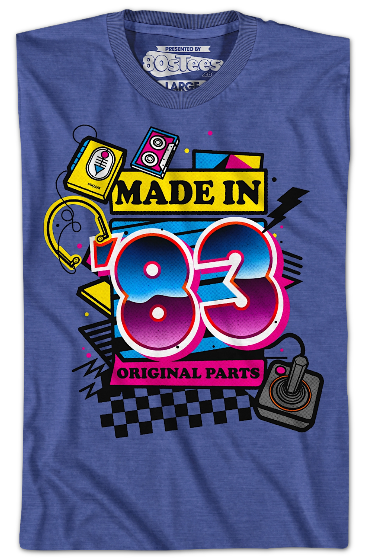 Original Parts Made In '83 T-Shirt product image 2