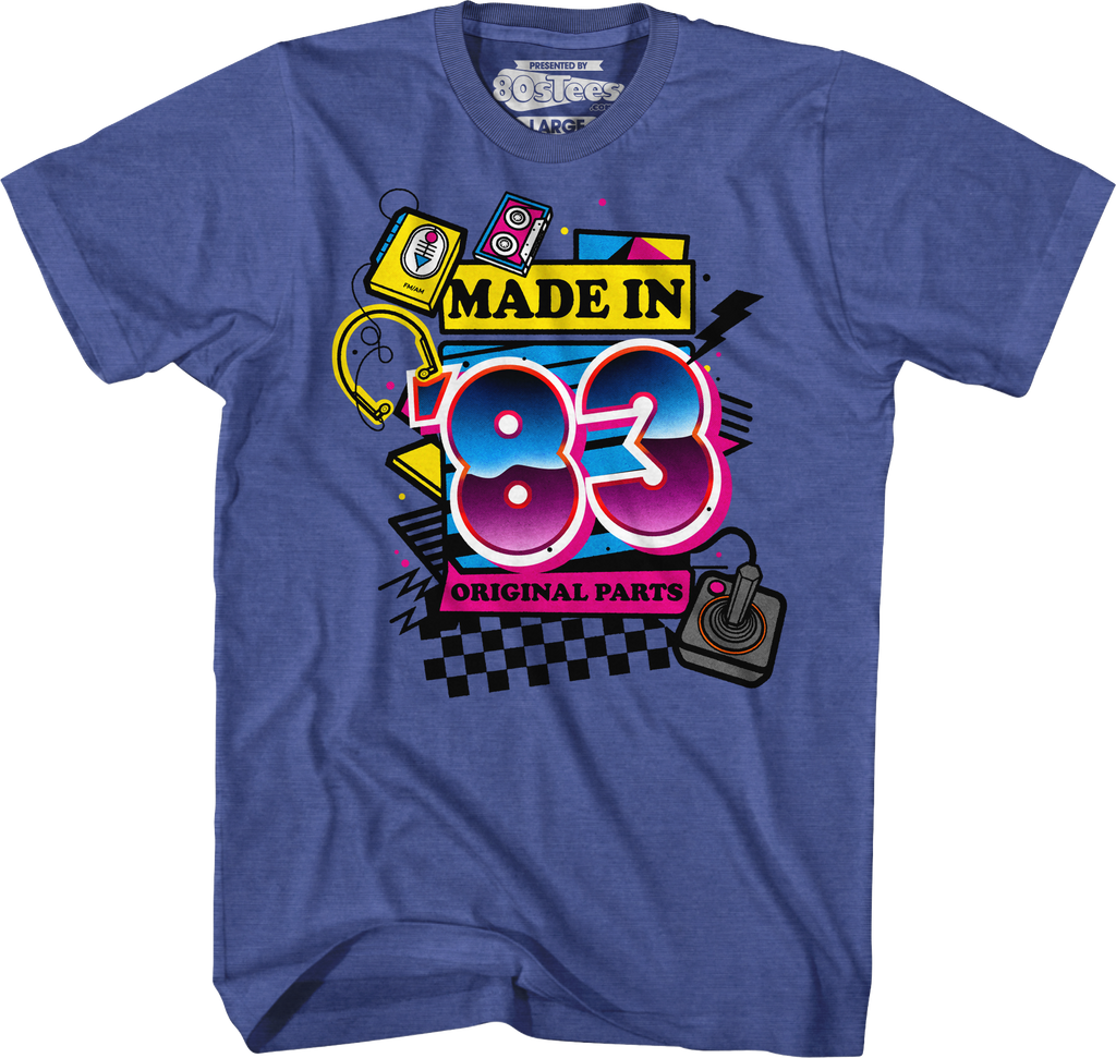 Original Parts Made In '83 T-Shirt product image 1