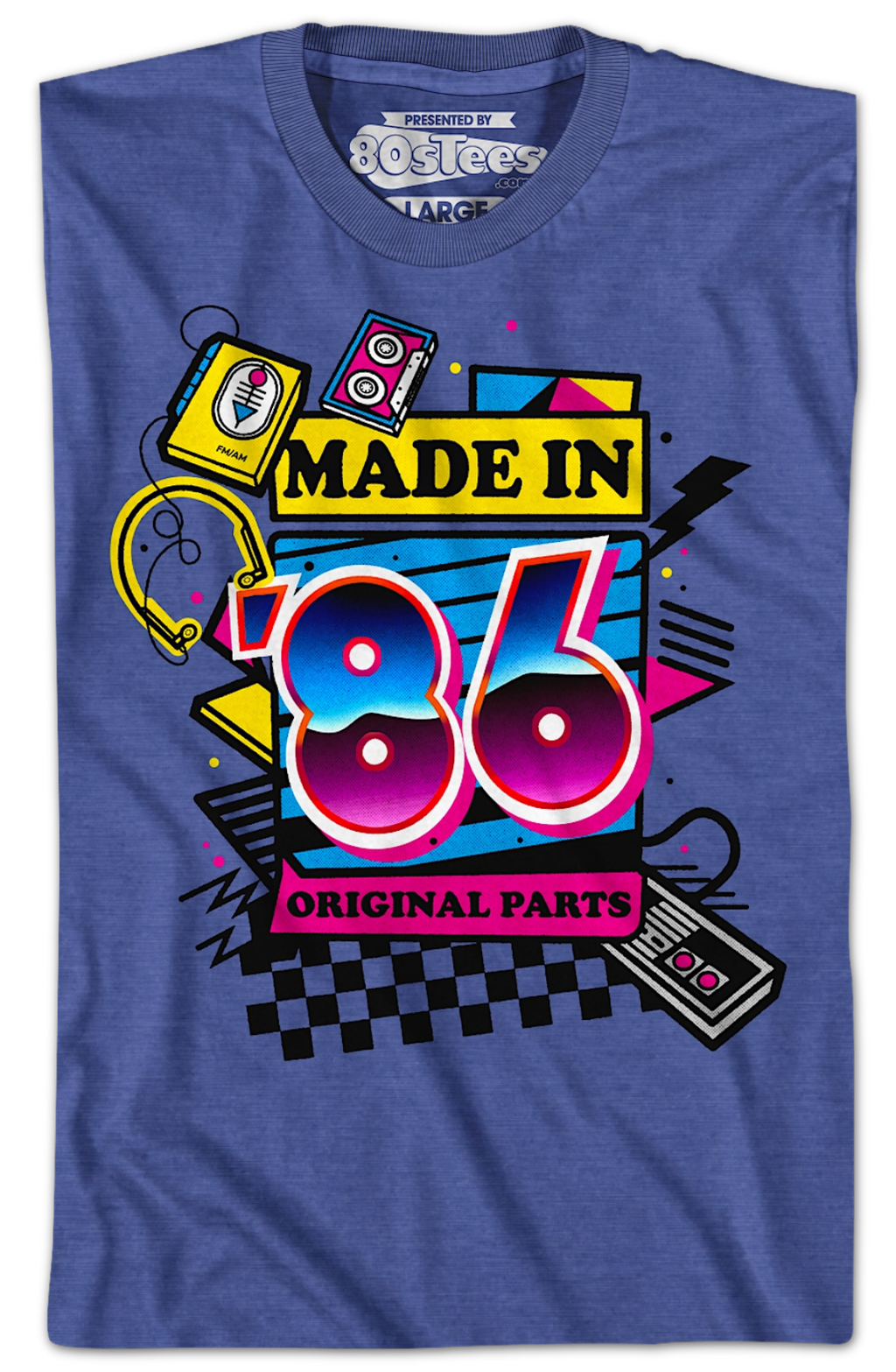 Original Parts Made In '86 T-Shirt product image 2