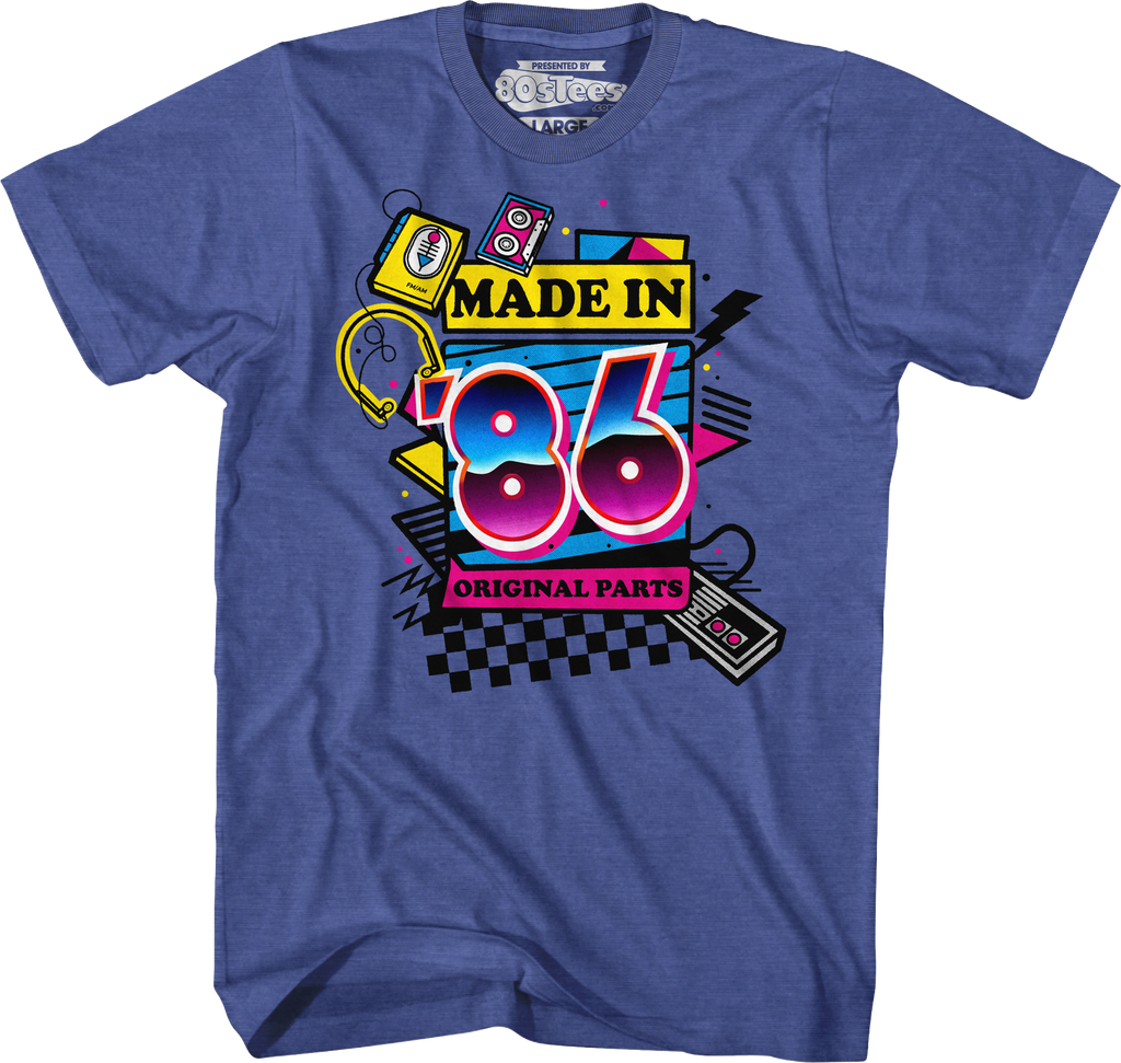 Original Parts Made In '86 T-Shirt product image 1