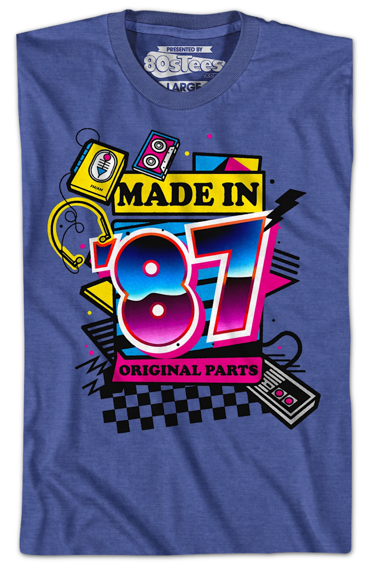 Original Parts Made In '87 T-Shirt product image 2