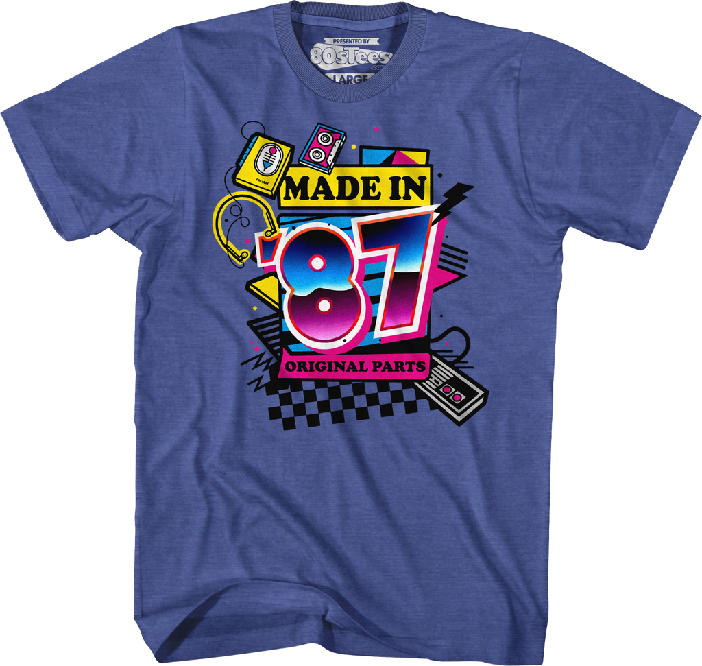 Original Parts Made In '87 T-Shirt product image 1