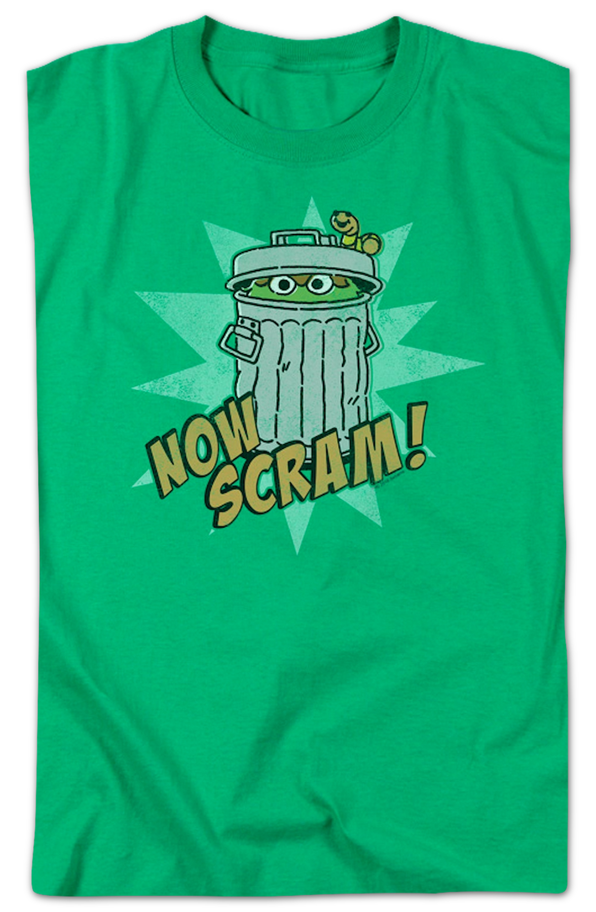 Oscar The Grouch Now Scram Sesame Street T-Shirt product image 2