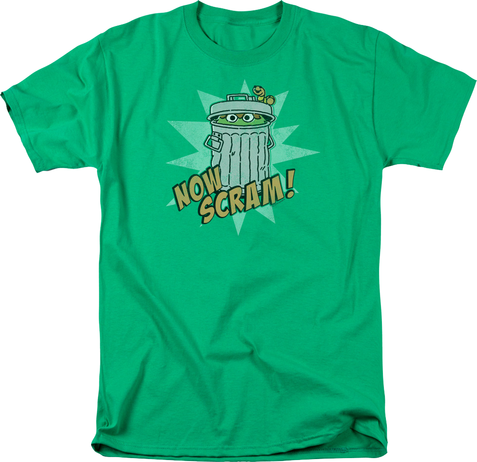Oscar The Grouch Now Scram Sesame Street T-Shirt product image 1