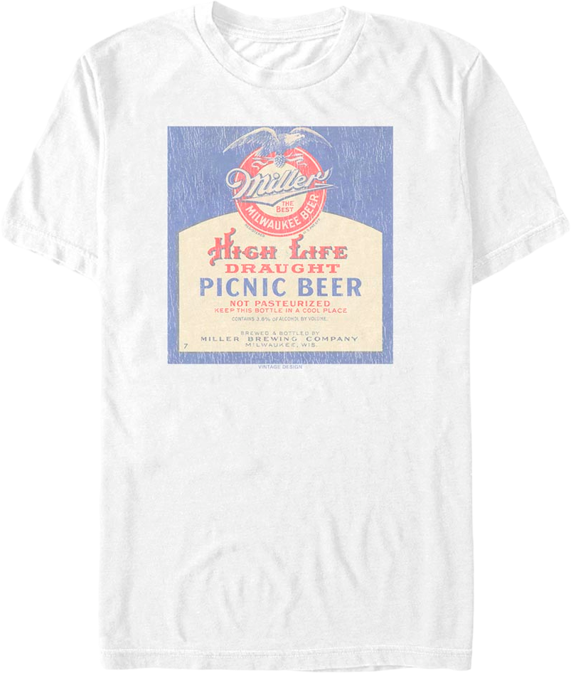 Picnic Beer Miller High Life T-Shirt product image 1
