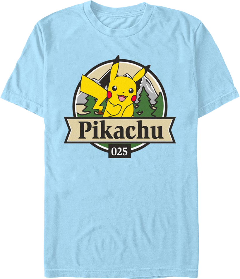 Pikachu Banner Pokemon T-Shirt product image 1