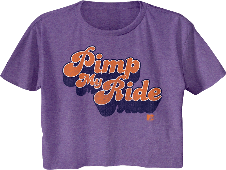 Ladies Pimp My Ride MTV Crop Top