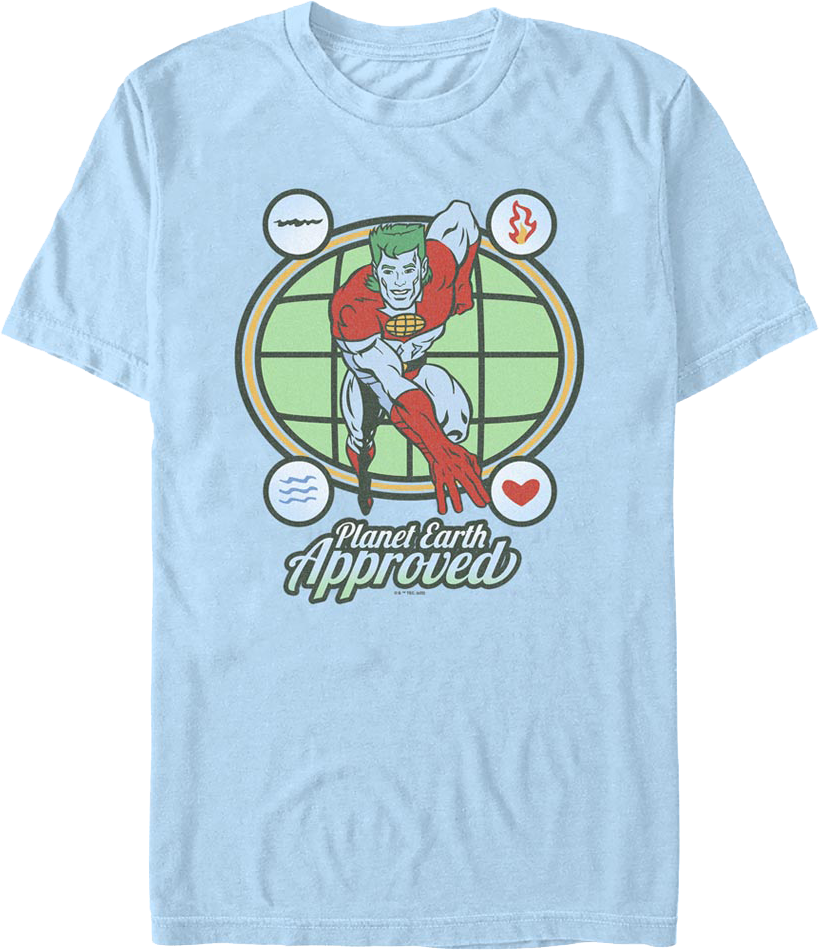 Planet Earth Approved Captain T-Shirt product image 1