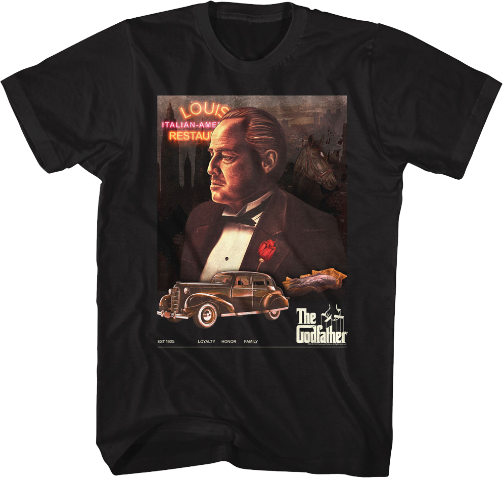 Poster Collage The Godfather T-Shirt