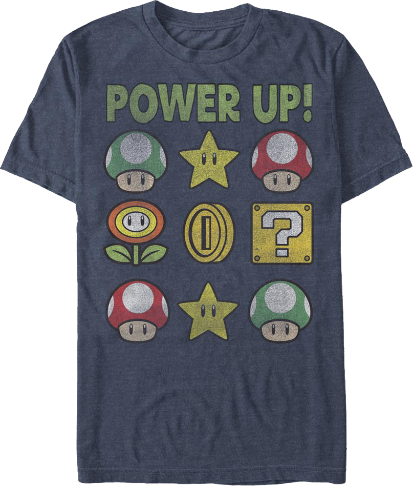 Power Up Super Mario Bros. T-Shirt product image 1
