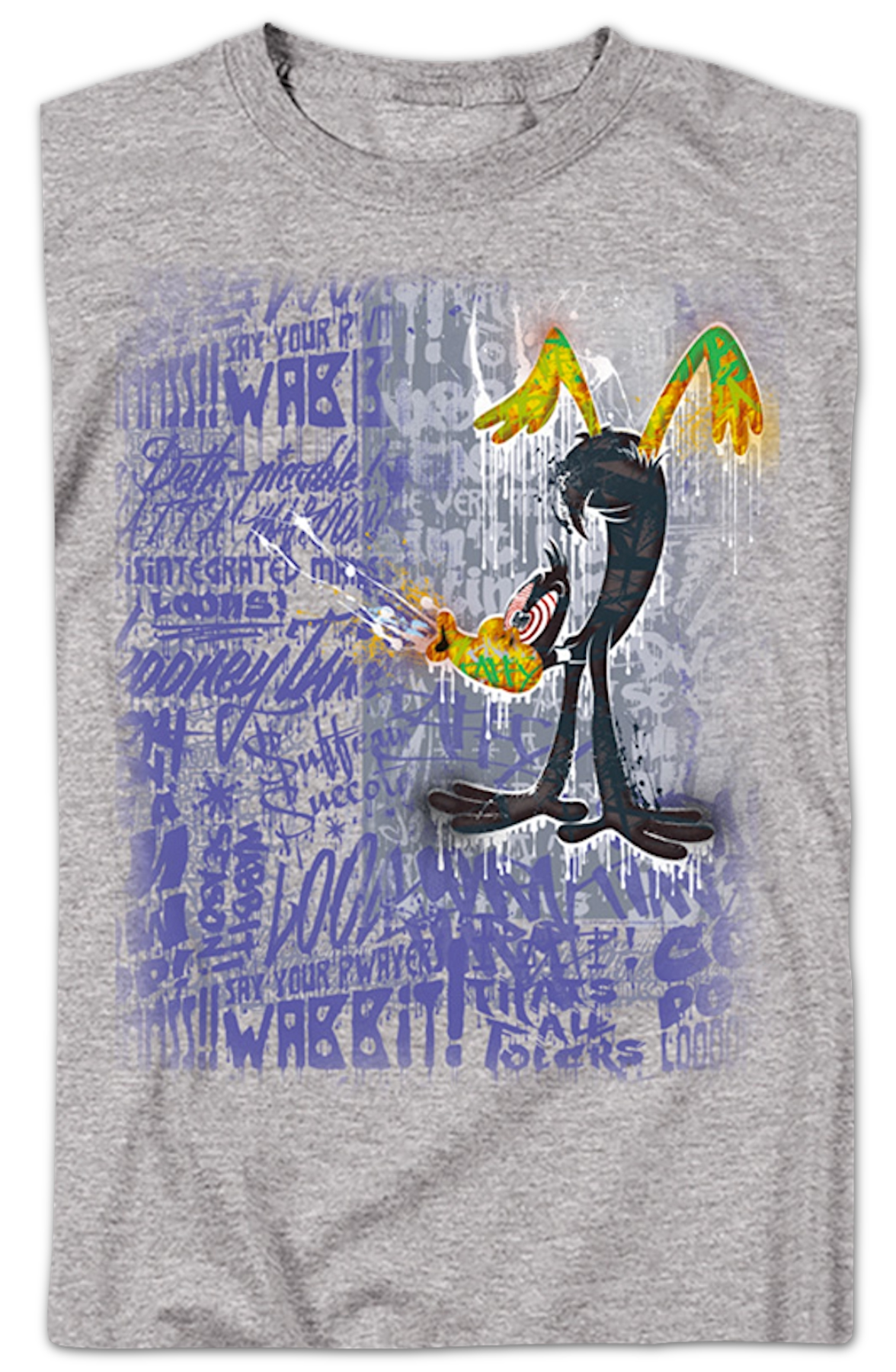 Psychedelic Daffy Duck Looney Tunes T-Shirt product image 2