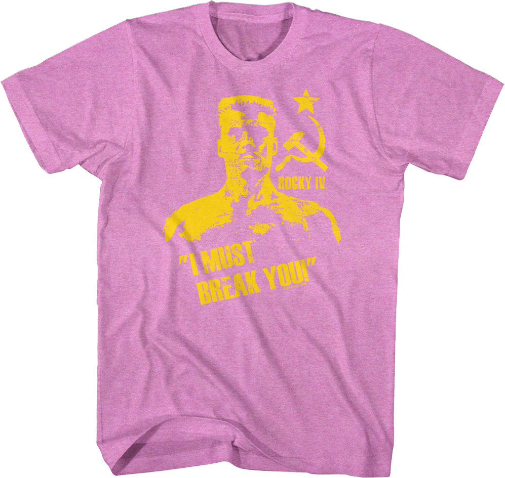 Purple Ivan Drago Rocky T-Shirt product image 1