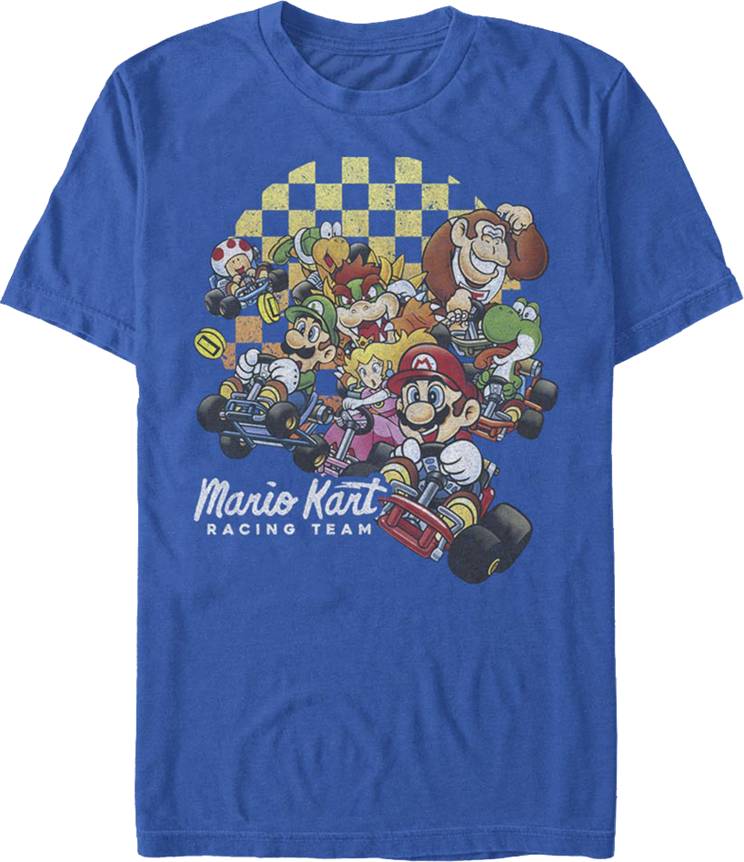 Racing Team Mario Kart T-Shirt product image 1