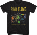 Rainbow Colors Dark Side of the Moon Pink Floyd T-Shirt product image 1
