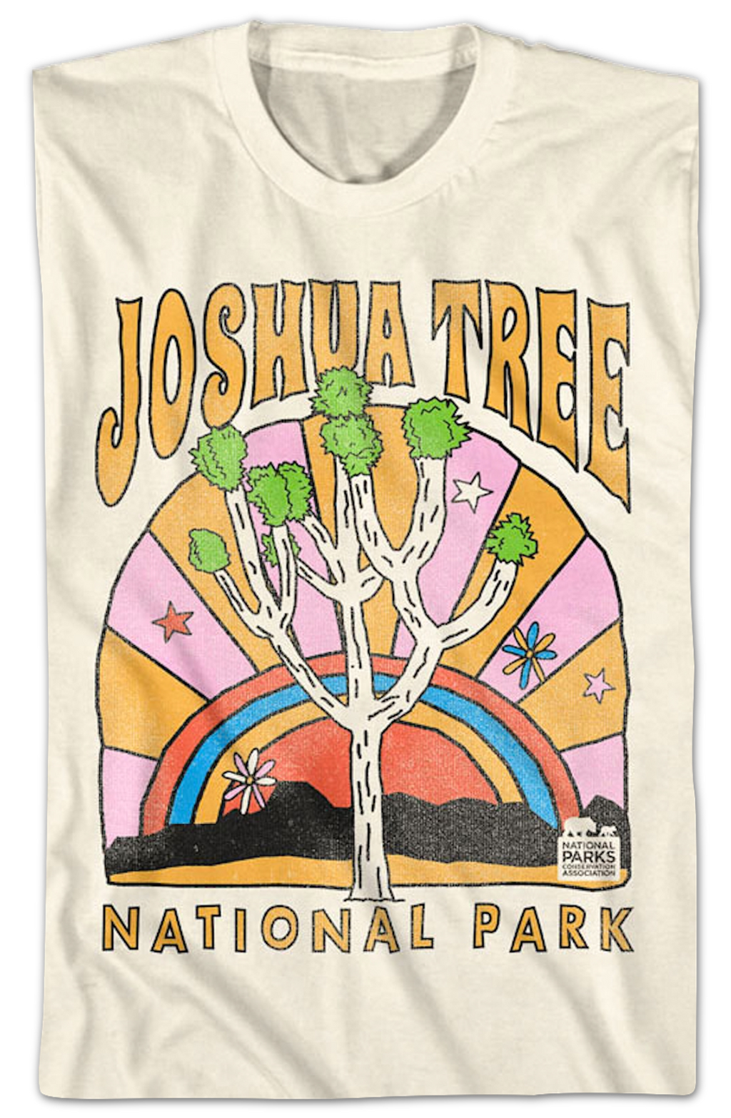 Rainbow Joshua Tree National Park T-Shirt product image 2