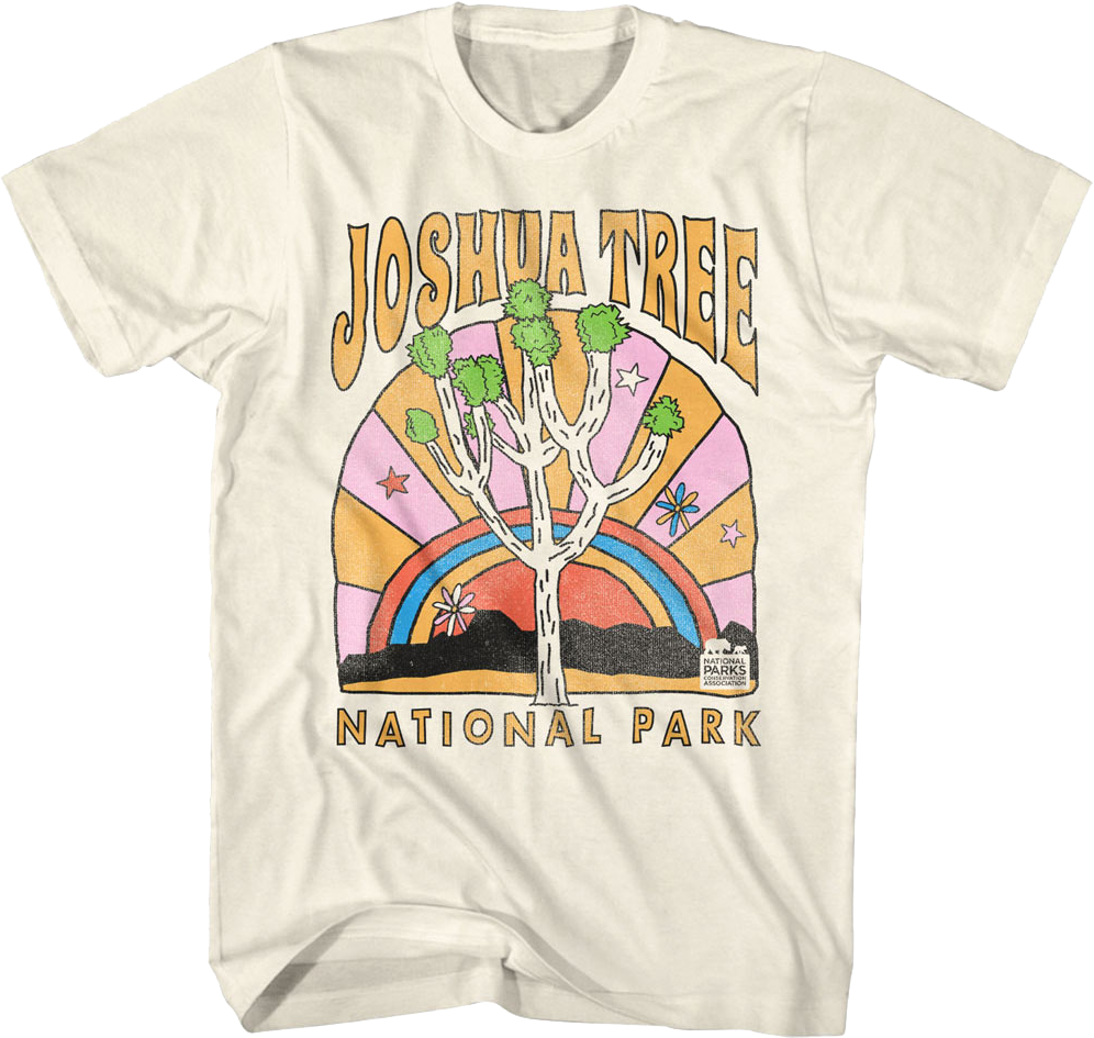 Rainbow Joshua Tree National Park T-Shirt product image 1