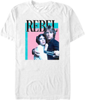 White Rebel Princess Leia Luke Skywalker Star Wars T-Shirt product image 1