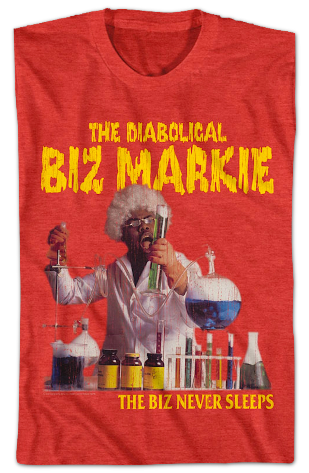 Red Biz Never Sleeps Markie T-Shirt product image 2