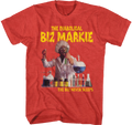 Red Biz Never Sleeps Markie T-Shirt product image 1