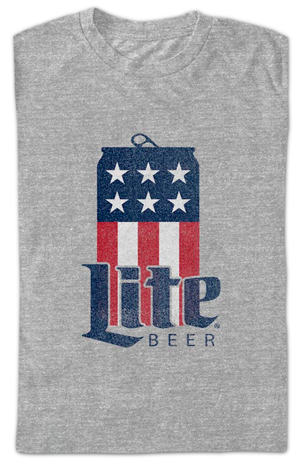 Red White Blue Can Miller Lite T-Shirt product image 2