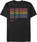 Repeating May The Fourth Be With You Star Wars T-Shirt product image 1