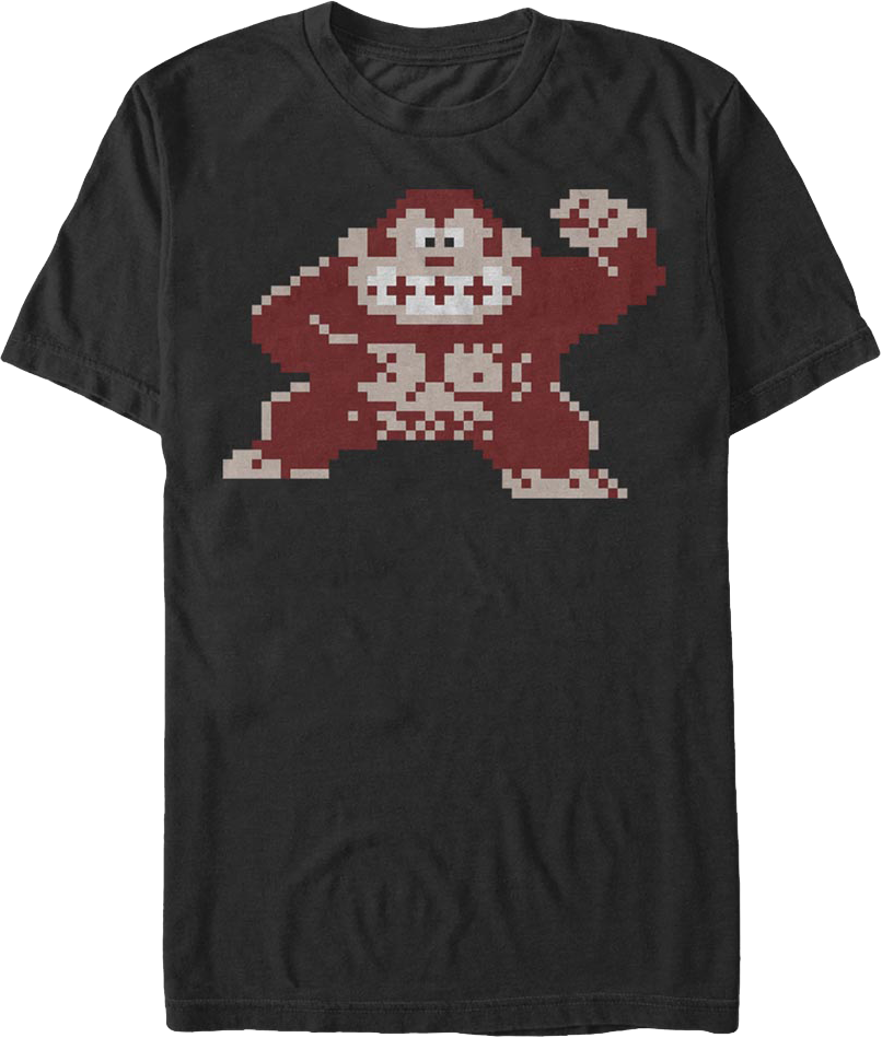 Retro 8-Bit Donkey Kong T-Shirt product image 1