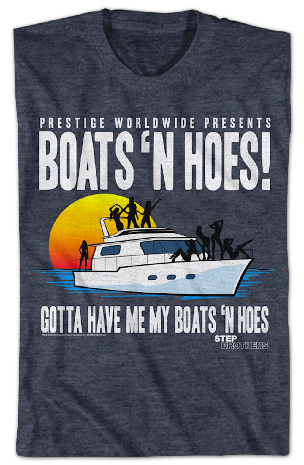 Retro Boats 'N Hoes Step Brothers T-Shirt product image 2