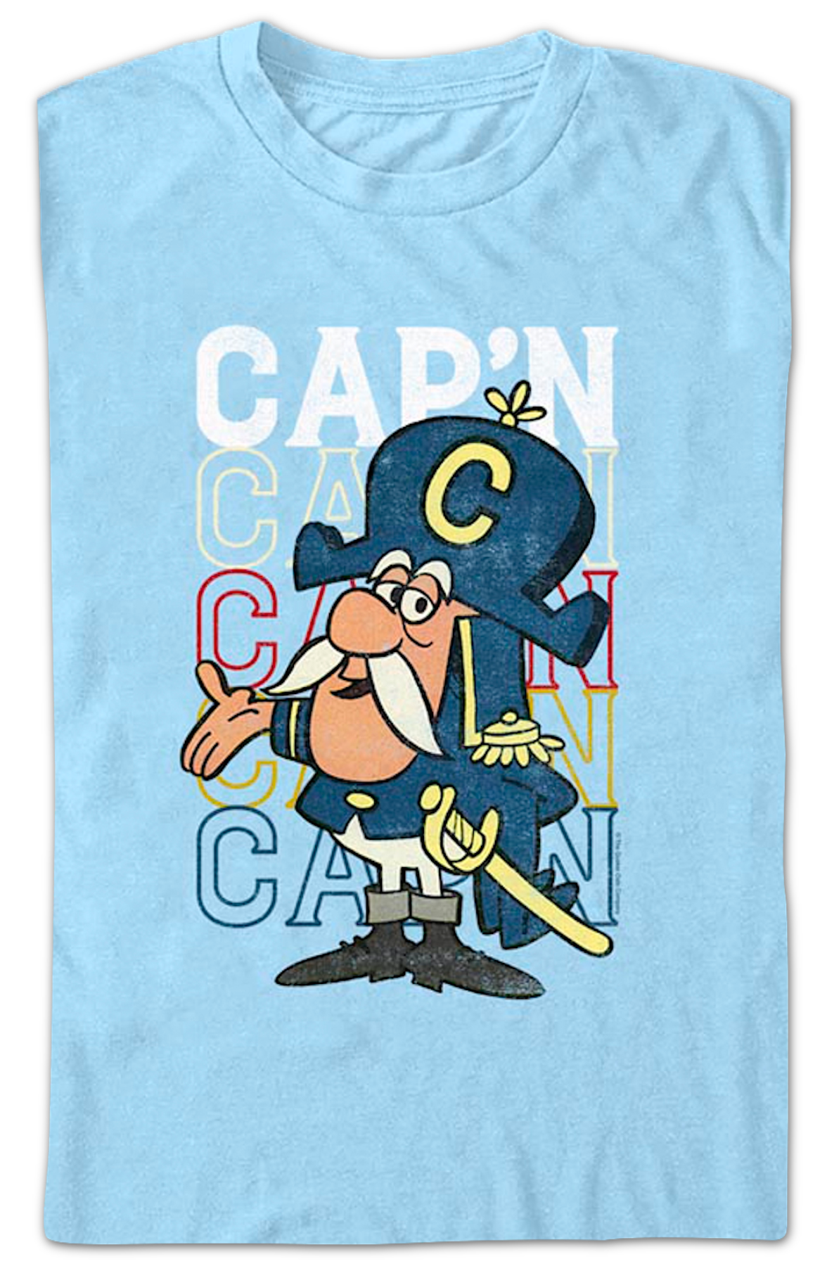 Light Blue Retro Cap'n Crunch T-Shirt