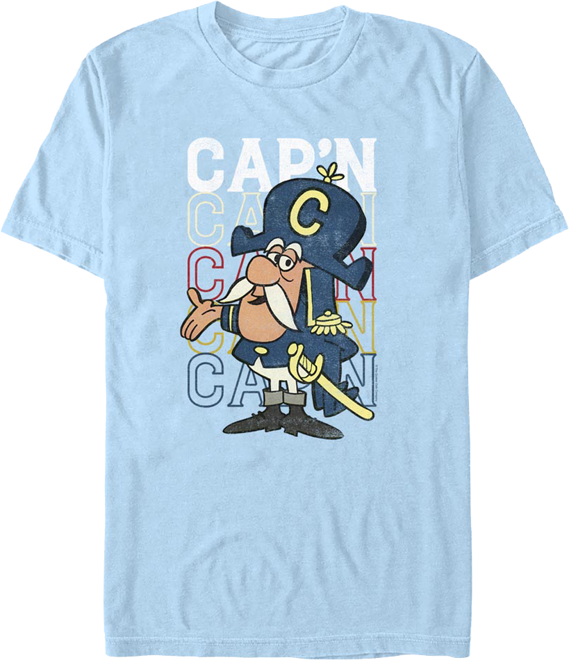 Light Blue Retro Cap'n Crunch T-Shirt