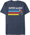 Retro Jump Stripes Super Mario Bros. T-Shirt product image 1