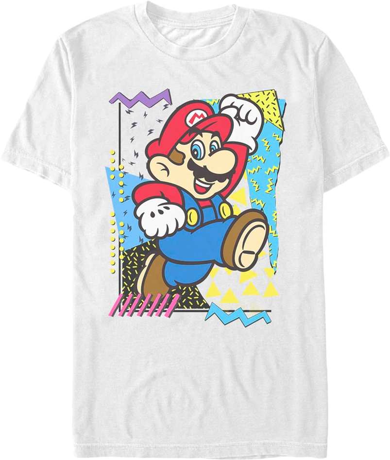 Retro Shapes Super Mario Bros. T-Shirt product image 1