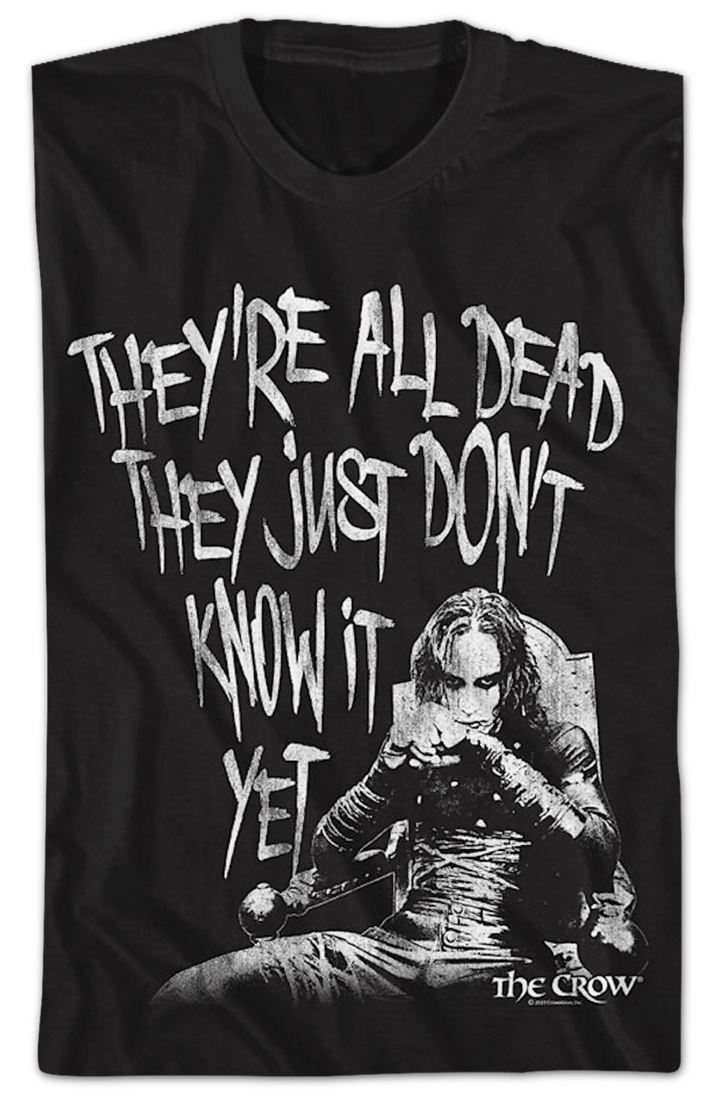 Retro They're All Dead The Crow T-Shirt product image 2
