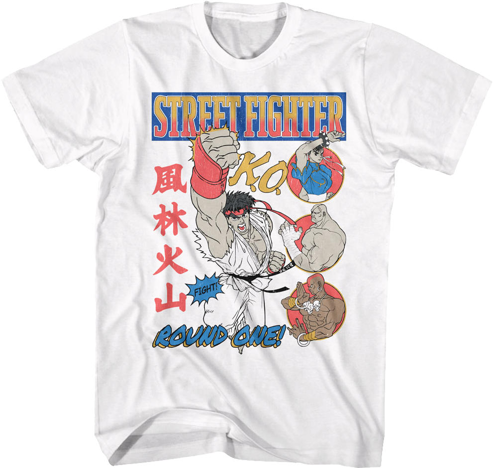Round One Street Fighter T-Shirt product image 1