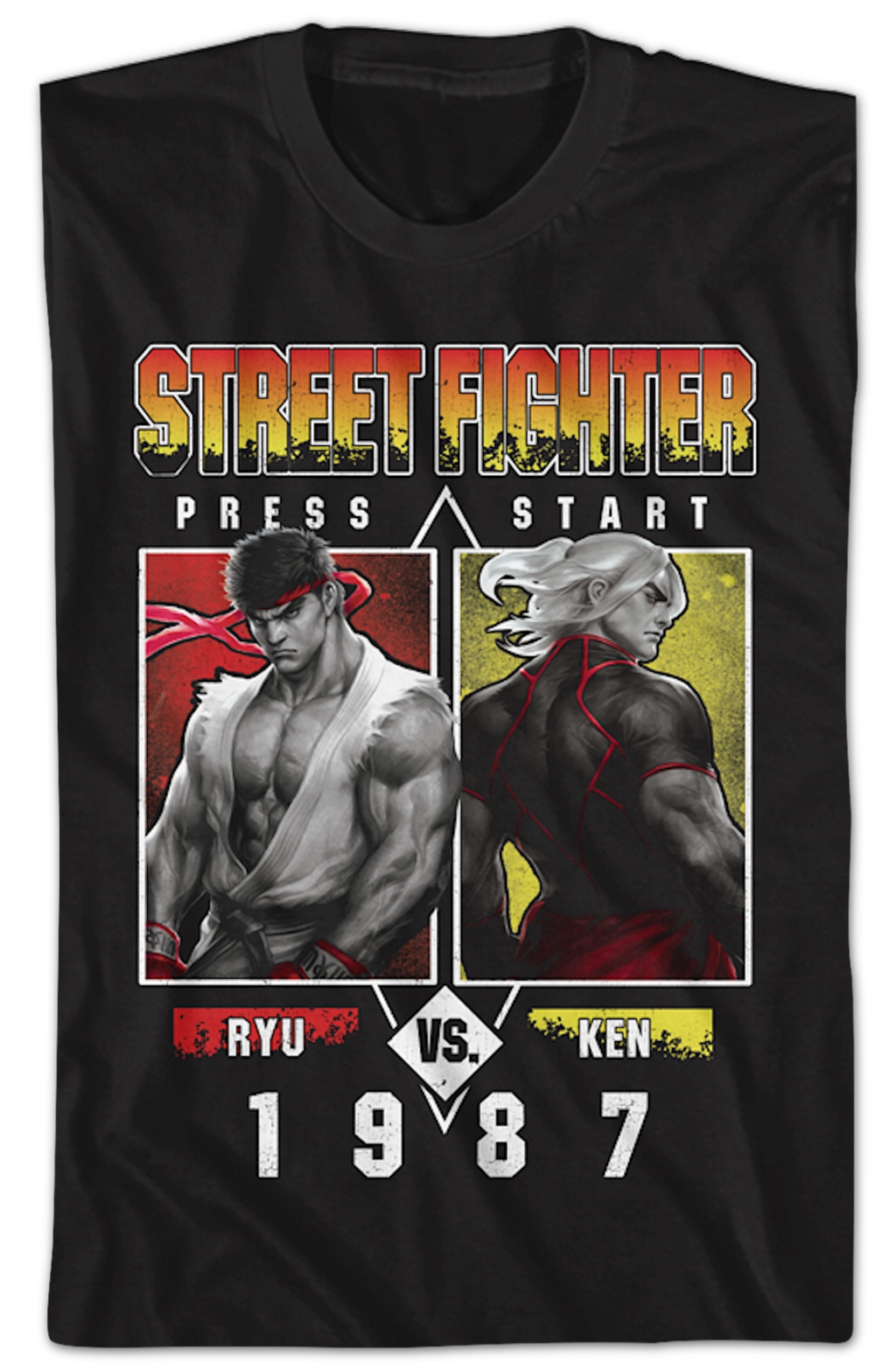 Ryu vs. Ken 1987 Street Fighter T-Shirt product image 2