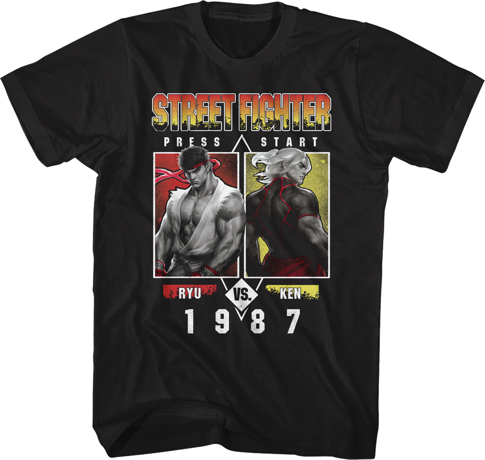 Ryu vs. Ken 1987 Street Fighter T-Shirt product image 1