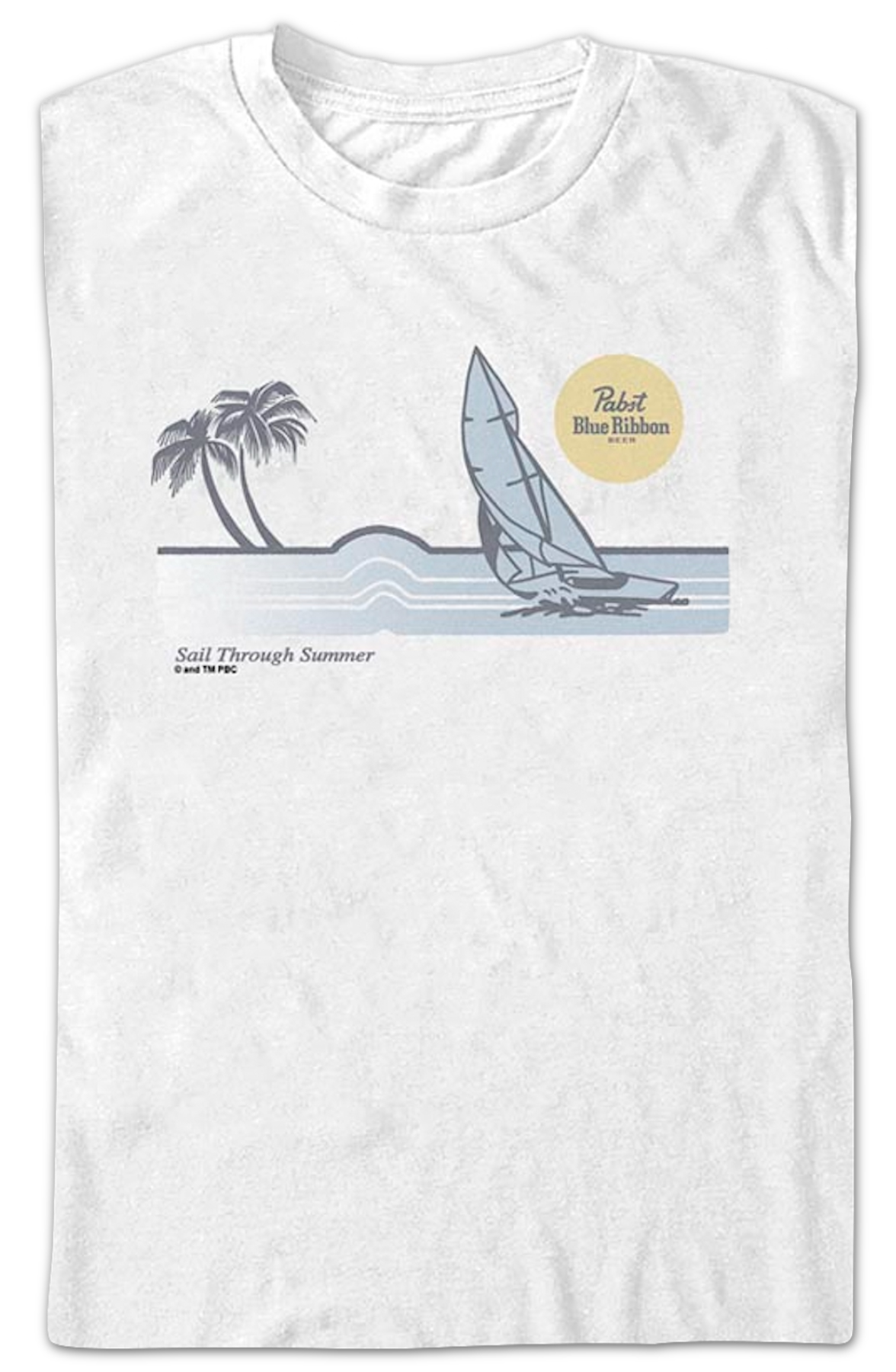 Sail Through Summer Pabst Blue Ribbon T-Shirt product image 2