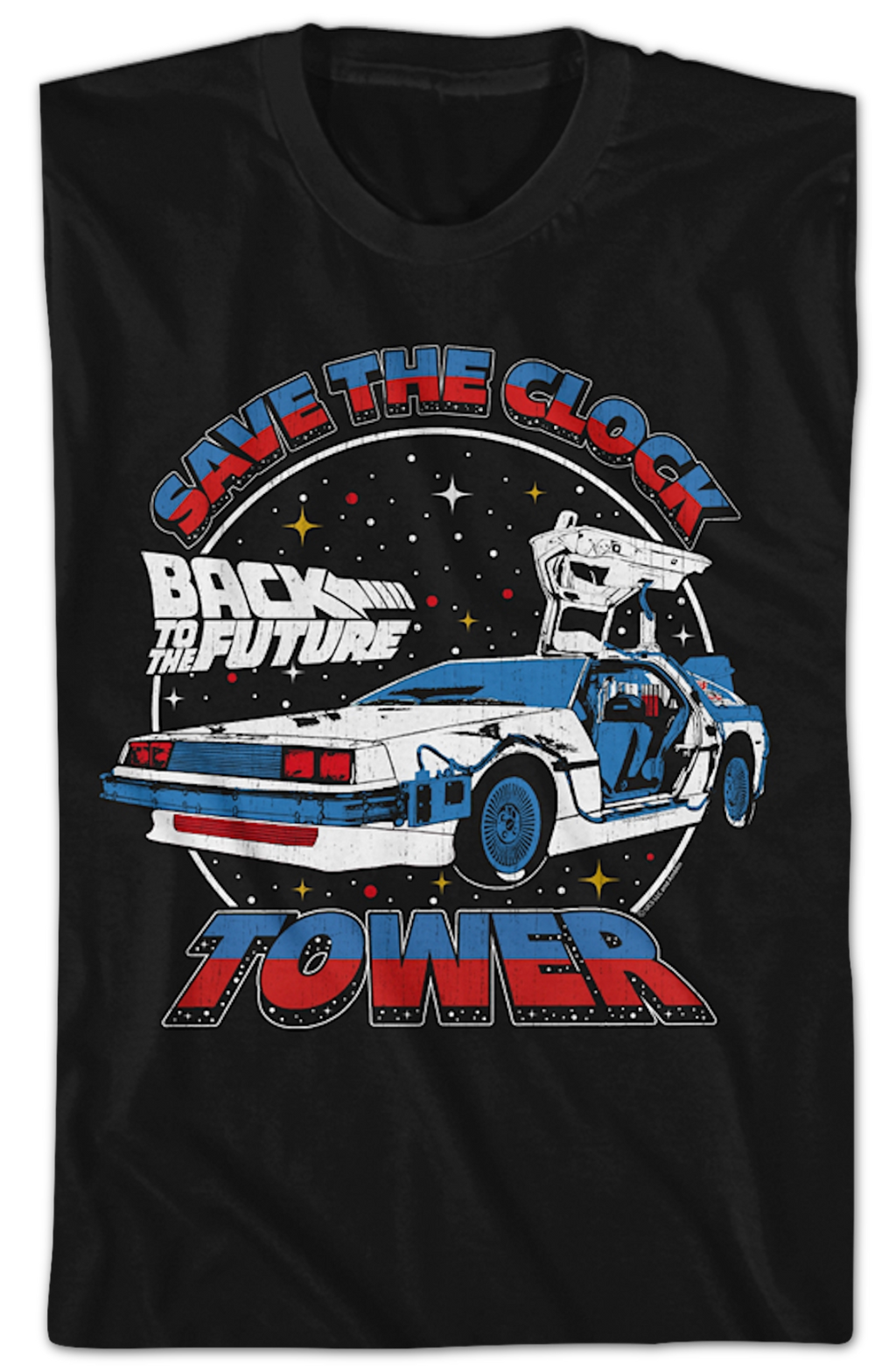 Save The Clock Tower Split Color Back To Future T-Shirt product image 2