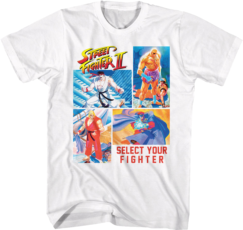Select Your Fighter Street II T-Shirt product image 1