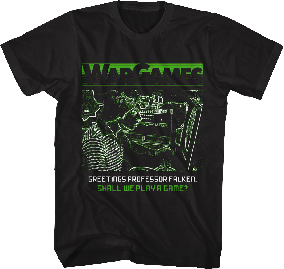 Shall We Play A Game? WarGames T-Shirt product image 1