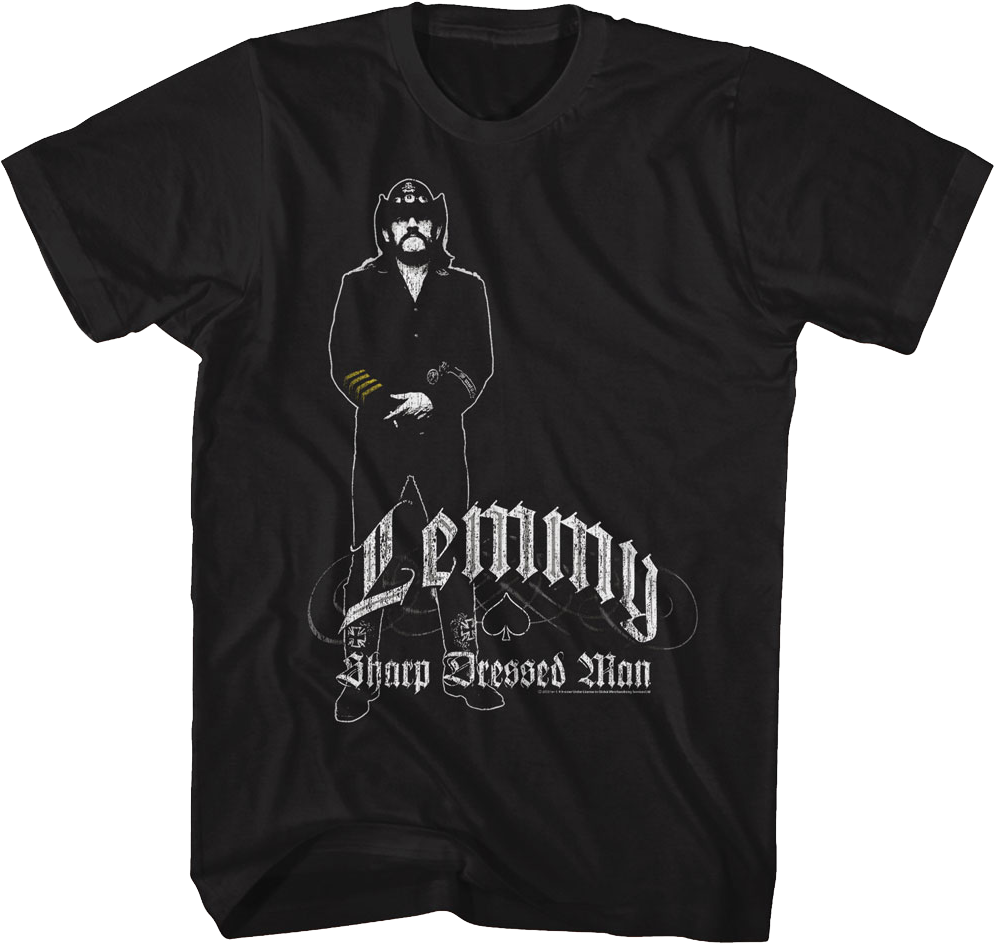 Sharp Dressed Man Lemmy T-Shirt product image 1