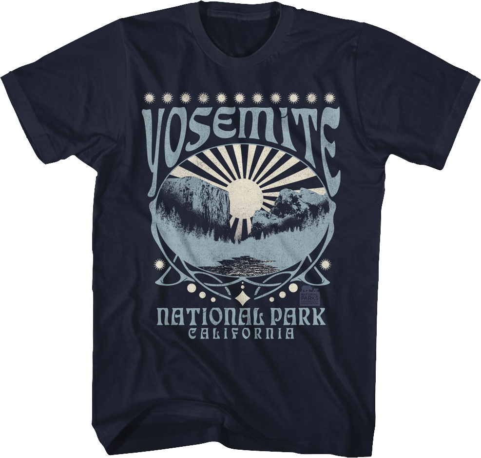Sierra Nevada Mountains Yosemite National Park T-Shirt product image 1