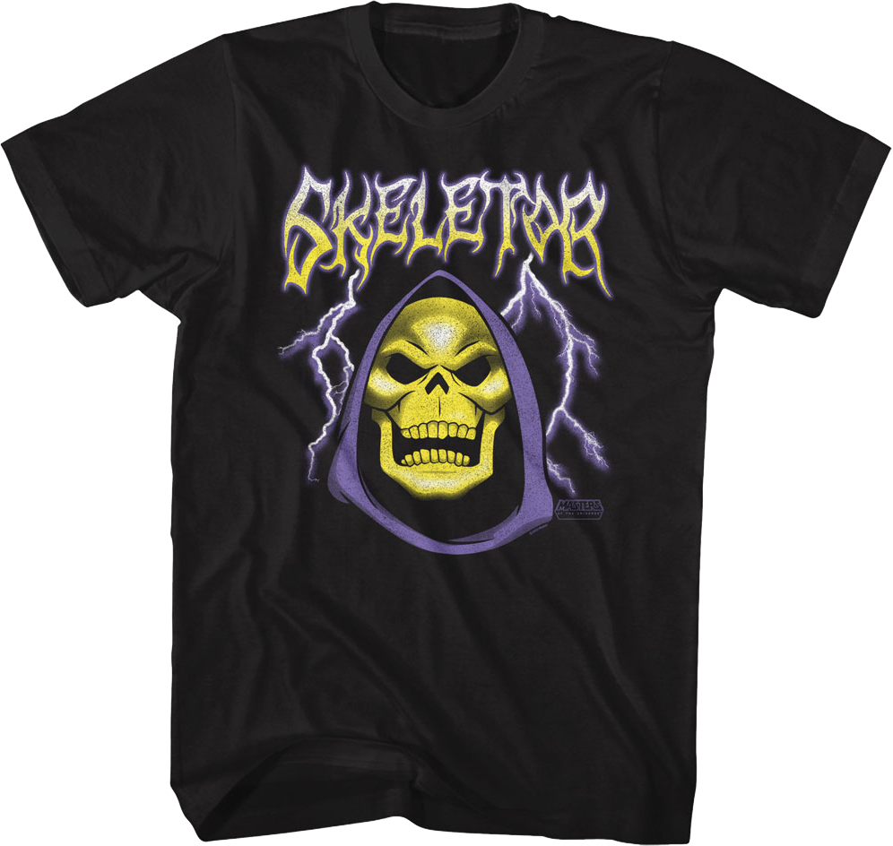 Skeletor Lightning Bolts Masters of the Universe T-Shirt product image 1
