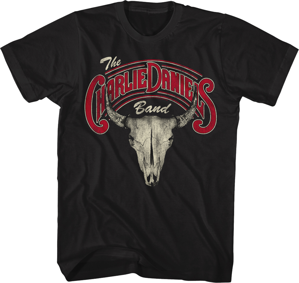 Skull & Logo Charlie Daniels Band T-Shirt product image 1