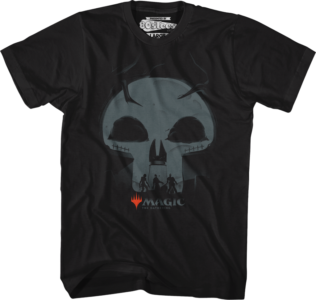 Skull Symbol Magic The Gathering T-Shirt product image 1