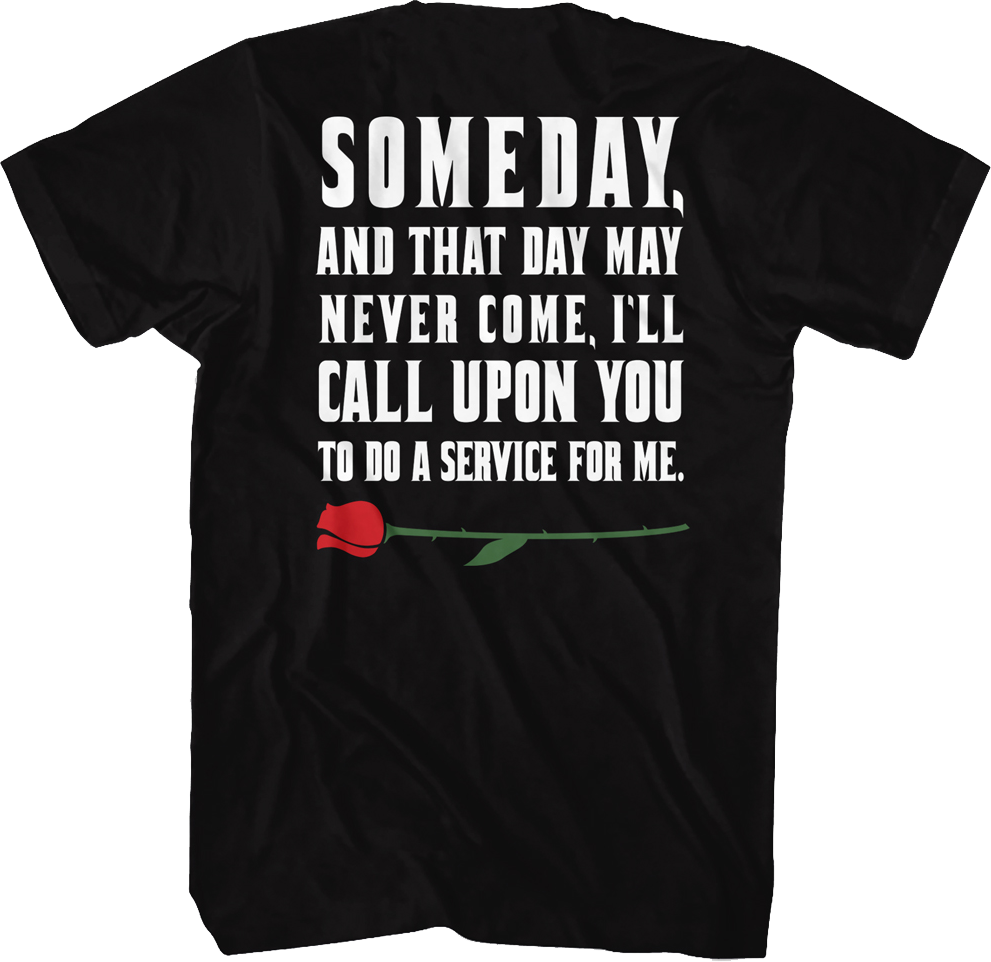 Someday Front & Back Godfather T-Shirt product image 1
