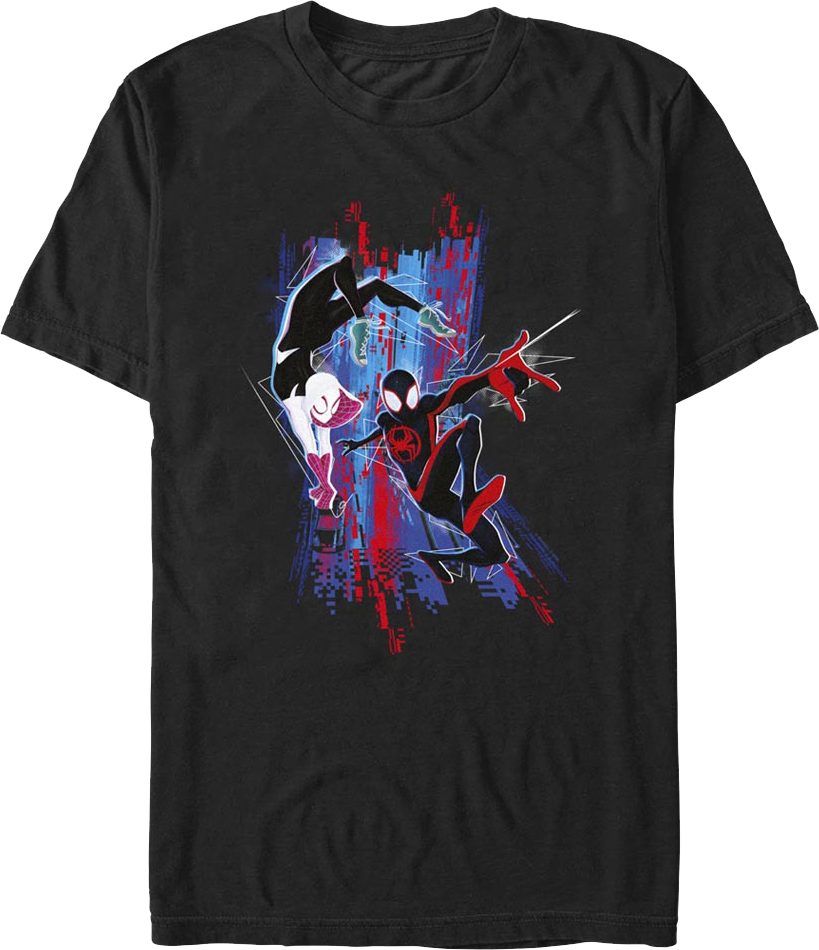 Spider-Gwen And Spider-Man Marvel Comics T-Shirt product image 1