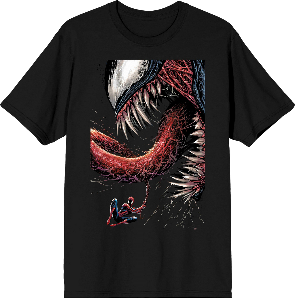 Spider-Man Battles Venom Marvel Comics T-Shirt product image 1