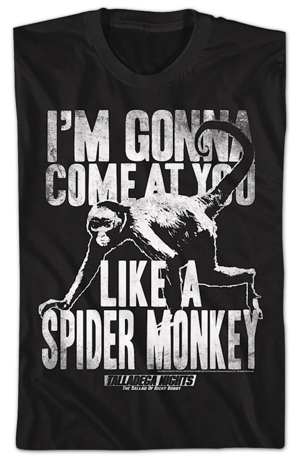 Spider Monkey Talladega Nights T-Shirt product image 2